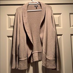 Talbots Taupe Cardigan